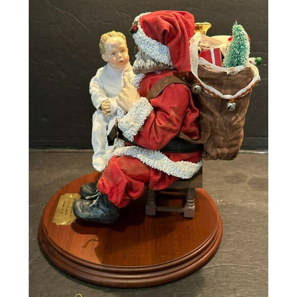 Clothtique Possible Dreams Saturday Evening Post JC Leyendecker Santa w/ Box - Picture 5 of 14